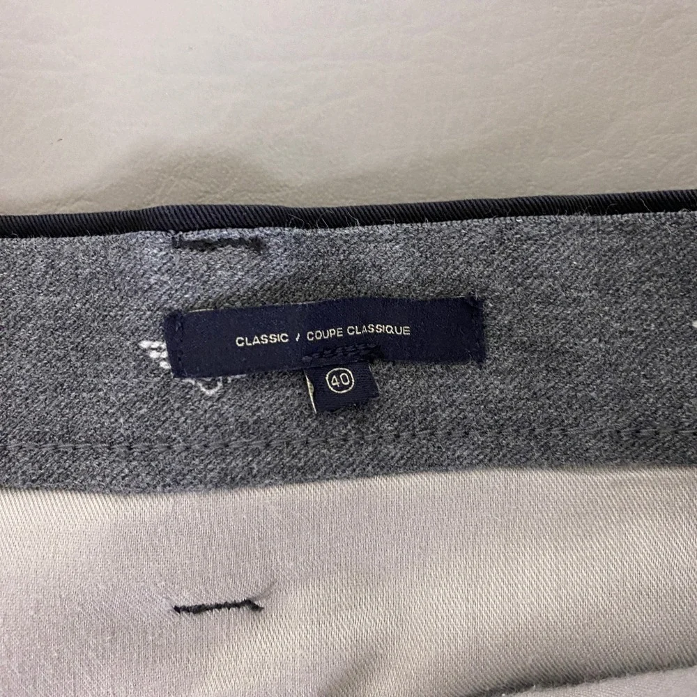 Dockers Pants Men's 40x30 Classic Fit Smart 360 Flex Chino Navy Blue WaterLess